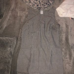 Black and white dress